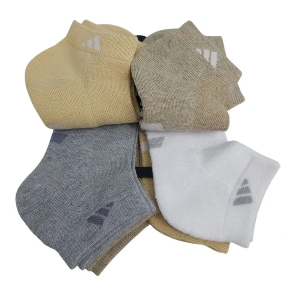 🤎NWT•Adidas Womens Cushioned Low-Cut Socks(6PK)Aeroready Technology•Size:5-10🤎